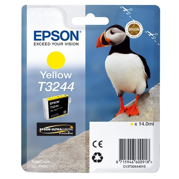Epson T3244 cartouche d'encre (d'origine) - jaune C13T32444010 026940 - 1