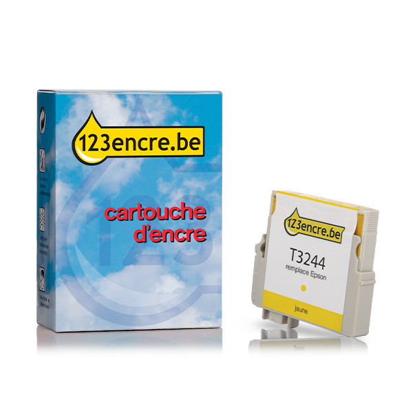 Epson T3244 cartouche d'encre (marque 123encre) - jaune C13T32444010C 026941 - 1