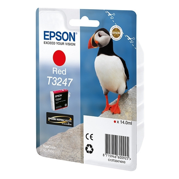 Epson T3247 cartouche d'encre (d'origine) - rouge C13T32474010 026942 - 1