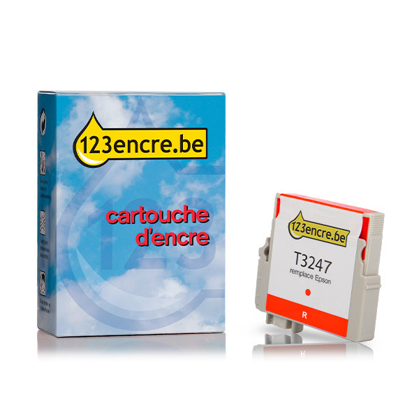 Epson T3247 cartouche d'encre (marque 123encre) - rouge C13T32474010C 026943 - 1