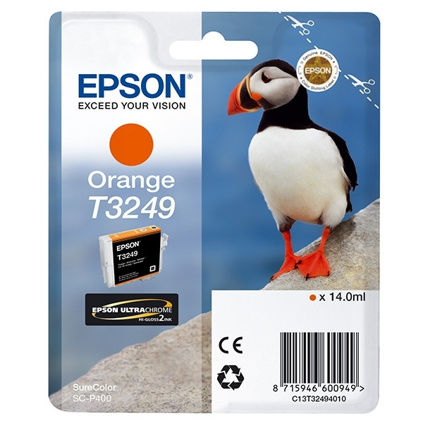 Epson T3249 cartouche d'encre (d'origine) - orange C13T32494010 026946 - 1