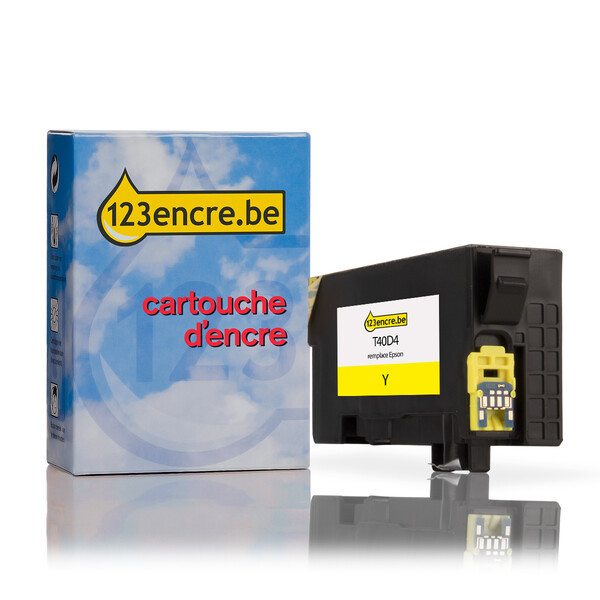 Epson T40D4 cartouche d'encre haute capacité (marque 123encre) - jaune C13T40D440C 083423 - 1