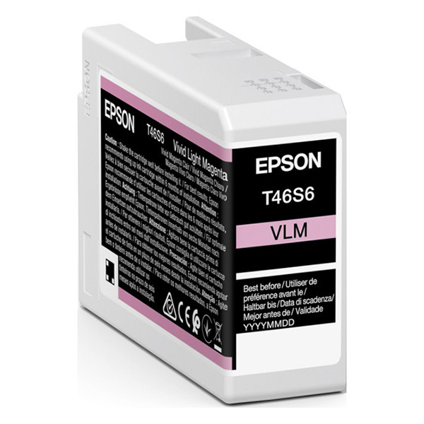 Epson T46S6 cartouche d'encre (d'origine) - magenta clair C13T46S600 083500 - 1