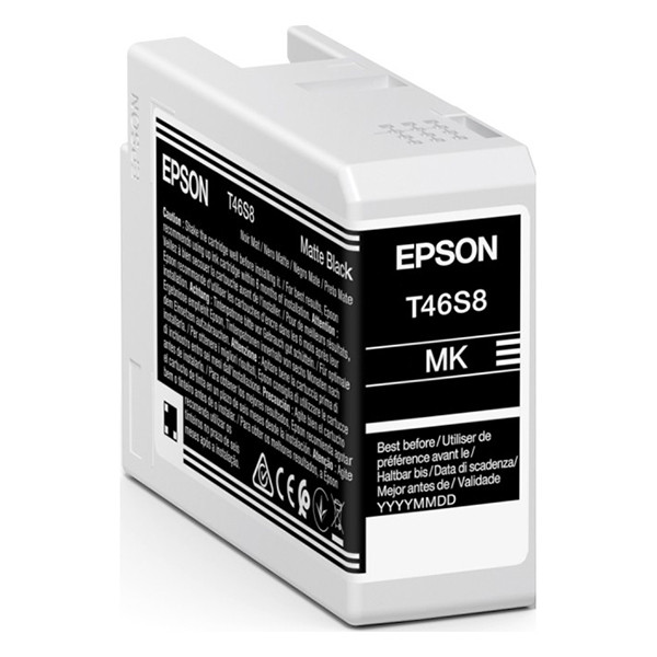 Epson T46S8 cartouche d'encre noir mat (d'origine) C13T46S800 083488 - 1