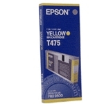 Epson T475 cartouche d'encre jaune (d'origine) C13T475011 025210