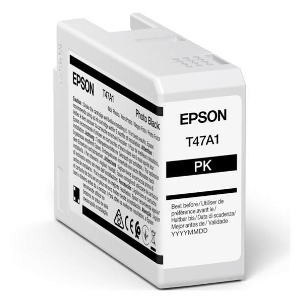 Epson T47A1 cartouche d'encre (d'origine) - noir photo C13T47A100 083510 - 1