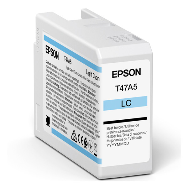 Epson T47A5 cartouche d'encre (d'origine) - cyan clair C13T47A500 083518 - 1