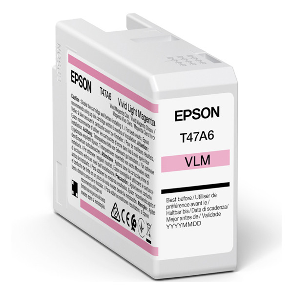 Epson T47A6 cartouche d'encre (d'origine) - magenta clair C13T47A600 083520 - 1
