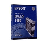 Epson T480 cartouche d'encre noire (d'origine) C13T480011 025300 - 1