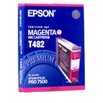 Epson T482 cartouche d'encre magenta (d'origine) C13T482011 025320 - 1