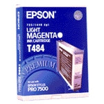 Epson T484 cartouche d'encre magenta clair (d'origine) C13T484011 025340 - 1