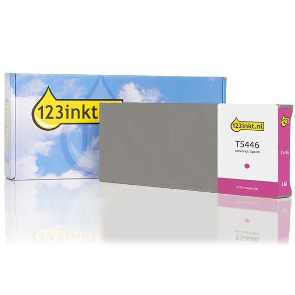 Epson T5446 cartouche d'encre haute capacité (marque 123encre) - magenta clair C13T544600C 025591 - 1