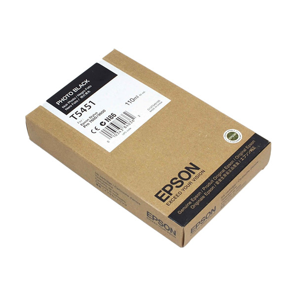 Epson T5451 cartouche d'encre noire à colorants (d'origine) C13T545100 026136 - 1