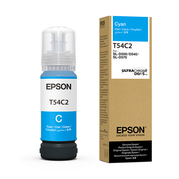 Epson T54C cartouche d'encre (d'origine) - cyan C13T54C220 083666 - 1