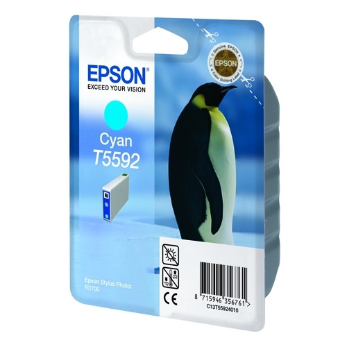 Epson T5592 cartouche d'encre (d'origine) - cyan C13T55924010 022925 - 1