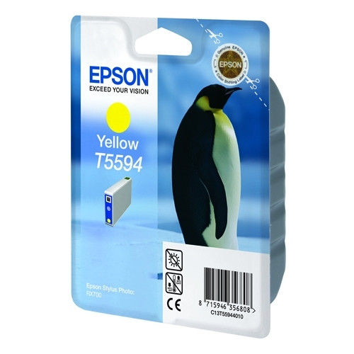 Epson T5594 cartouche d'encre jaune (d'origine) C13T55944010 022935 - 1