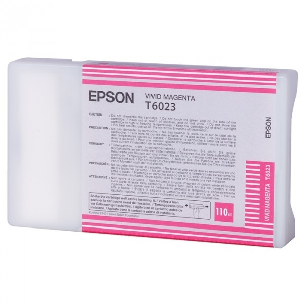Epson T6023 cartouche d'encre magenta intense (d'origine) C13T602300 026022 - 1