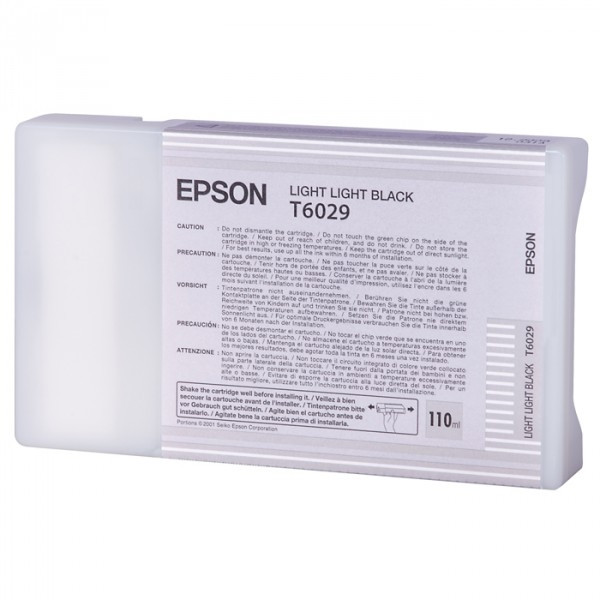 Epson T6029 cartouche d'encre noir clair (d'origine) C13T602900 026032 - 1
