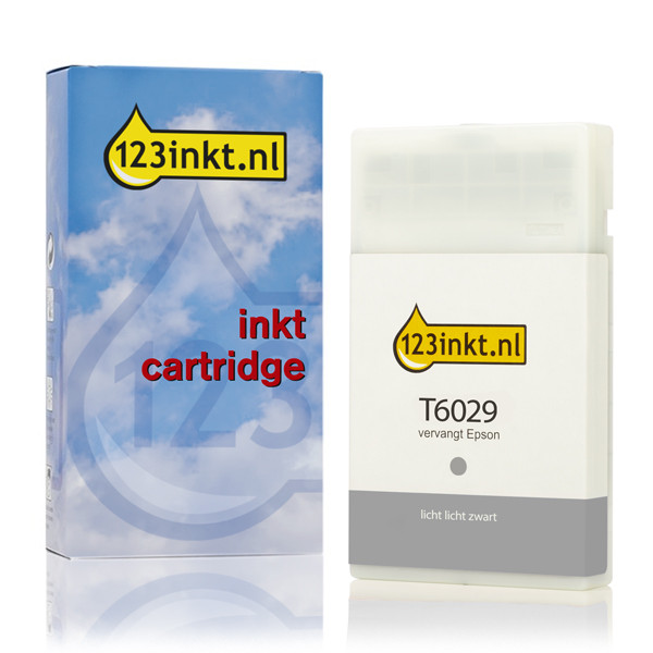 Epson T6029 cartouche d'encre noir extra clair capacité standard (marque 123encre) C13T602900C 026033 - 1