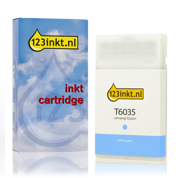 Epson T6035 cartouche d'encre haute capacité (marque 123encre) - cyan clair C13T603500C 026043 - 1