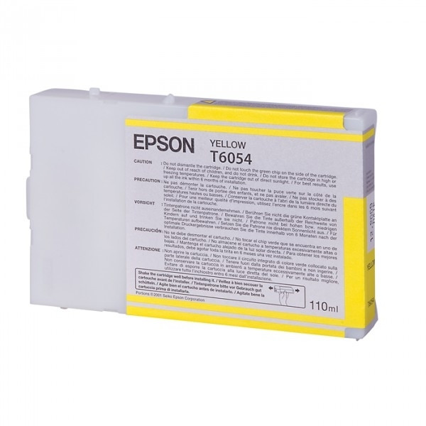 Epson T6054 cartouche d'encre jaune (d'origine) C13T605400 026056 - 1