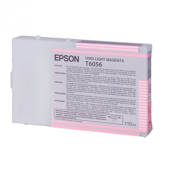Epson T6056 cartouche d'encre magenta clair intense (d'origine) C13T605600 026060 - 1
