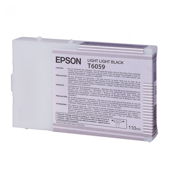 Epson T6059 cartouche d'encre noir clair (d'origine) C13T605900 026064 - 1
