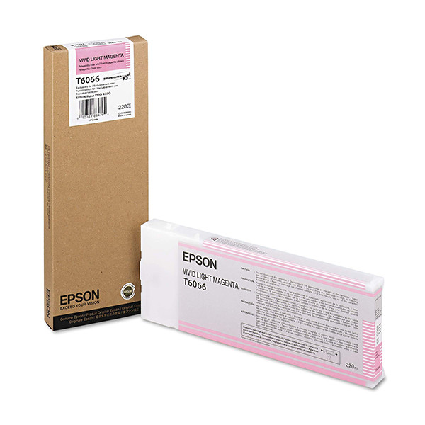 Epson T6066 cartouche d'encre magenta clair intense haute capacité (d'origine) C13T606600 026076 - 1