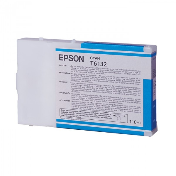 Epson T6132 cartouche d'encre (d'origine) - cyan C13T613200 026098 - 1