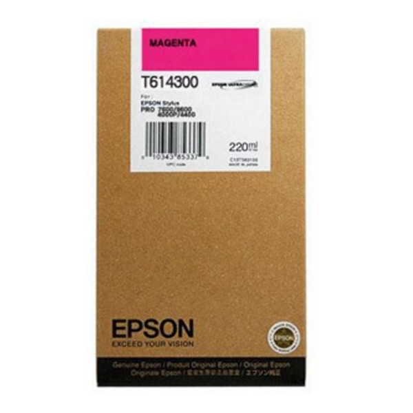 Epson T6143 cartouche d'encre haute capacité (d'origine) - magenta C13T614300 026108 - 1