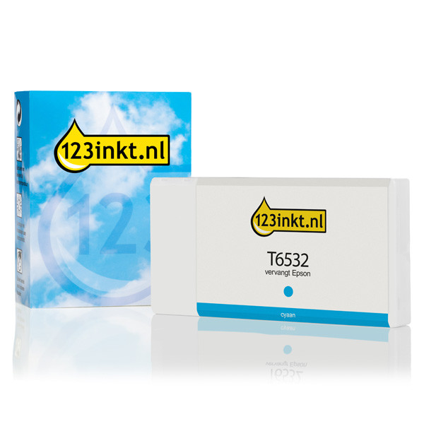 Epson T6532 cartouche (marque 123encre) - cyan C13T653200C 026319 - 1