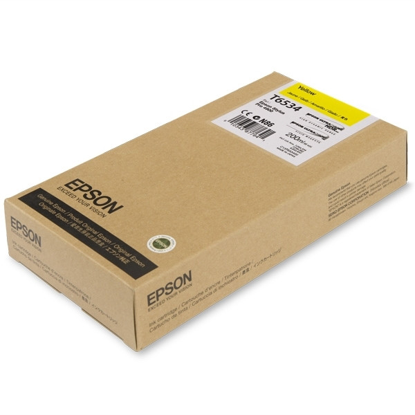 Epson T6534 cartouche d'encre (d'origine) - jaune C13T653400 026322 - 1