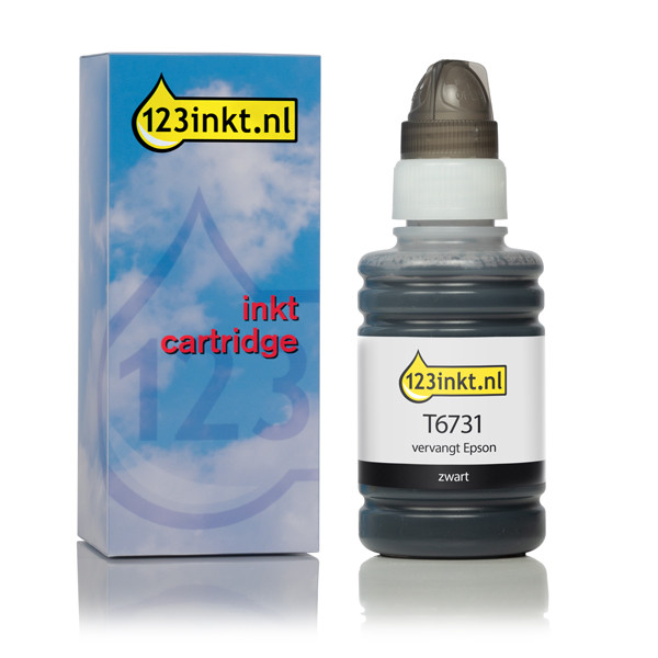 Epson T6731 cartouche d'encre noire (marque 123encre) C13T67314AC 026817 - 1