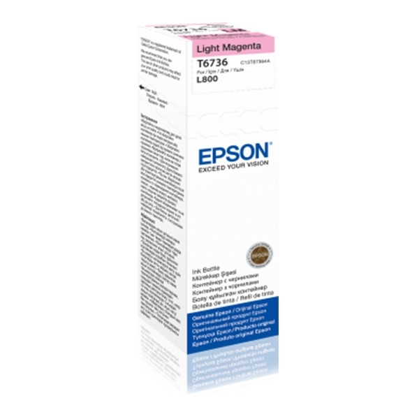 Epson T6736 cartouche d'encre magenta clair (d'origine) C13T67364A 026826 - 1