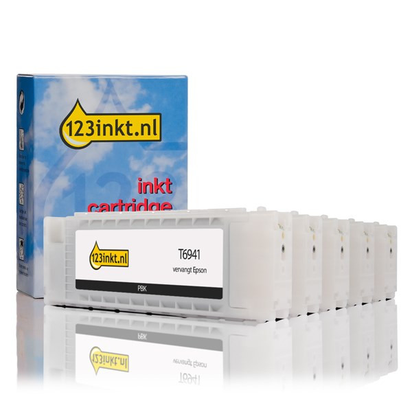 Epson T694 multipack 2 noir + 3 couleurs (marque 123encre) C13T694100C C13T694200C C13T694300C C13T694400C C13T694500C 127095 - 1