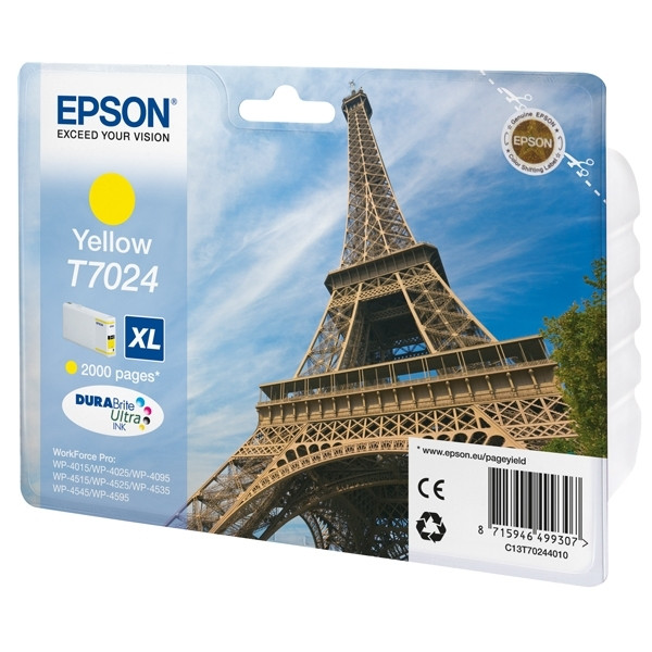Epson T7024 cartouche d'encre jaune haute capacité (d'origine) 026421 - 1