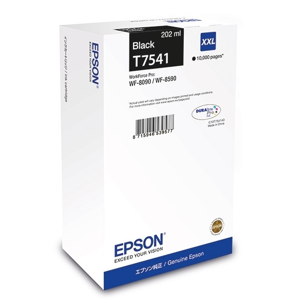 Epson T7541 cartouche d'encre noire capacité extra-haute (d'origine) C13T754140 026924 - 1