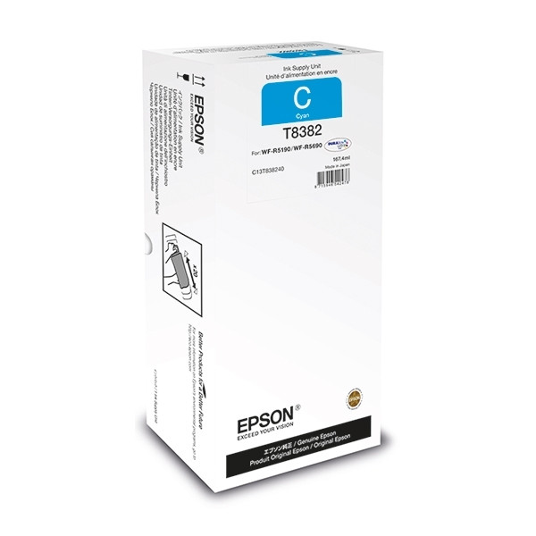 Epson T8382 cartouche d'encre cyan haute capacité (d'origine) C13T838240 027082 - 1