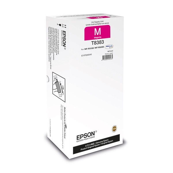 Epson T8383 cartouche d'encre magenta à haute capacité (d'origine) 027084 Epson T8383 cartouche d'encre magenta à haute capacité (d'origine) 027084 - 1