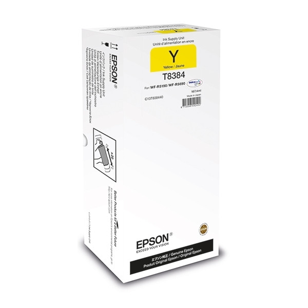 Epson T8384 cartouche d'encre jaune haute capacité (d'origine) C13T838440 027086 - 1