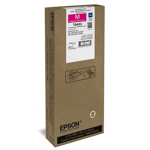 Epson T9453 cartouche d'encre magenta haute capacité (d'origine) 904939 - 1