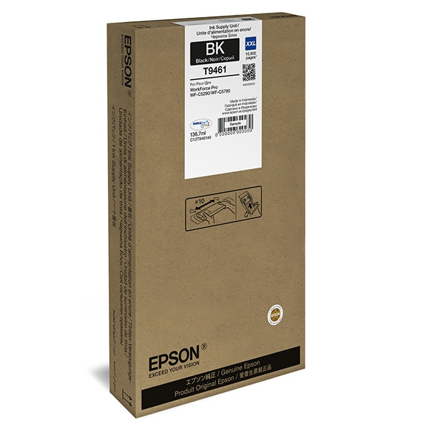 Epson T9461 cartouche d'encre extra haute capacité (d'origine) - noir C13T946140 025968 - 1