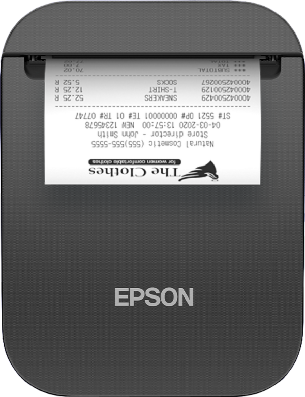 Epson TM-P80II imprimante de reçus mobile avec Bluetooth et Ethernet - noir C31CK00121 831917 - 1
