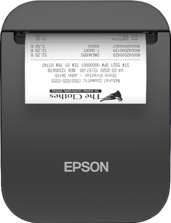 Epson TM-P80II imprimante tickets de caisse mobile avec Bluetooth et Ethernet - noir C31CK00121 831917 - 1