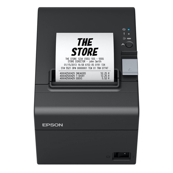 Epson TM-T20III (011) imprimante de reçus avec rouleau de caisse 123encre 80x80x12 thermo blanc (5 pièces) - noir 831985 - 2