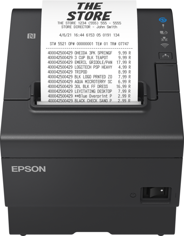 Epson TM-T88VII imprimante de reçus avec Ethernet et wifi C31CJ57112 831916 - 1