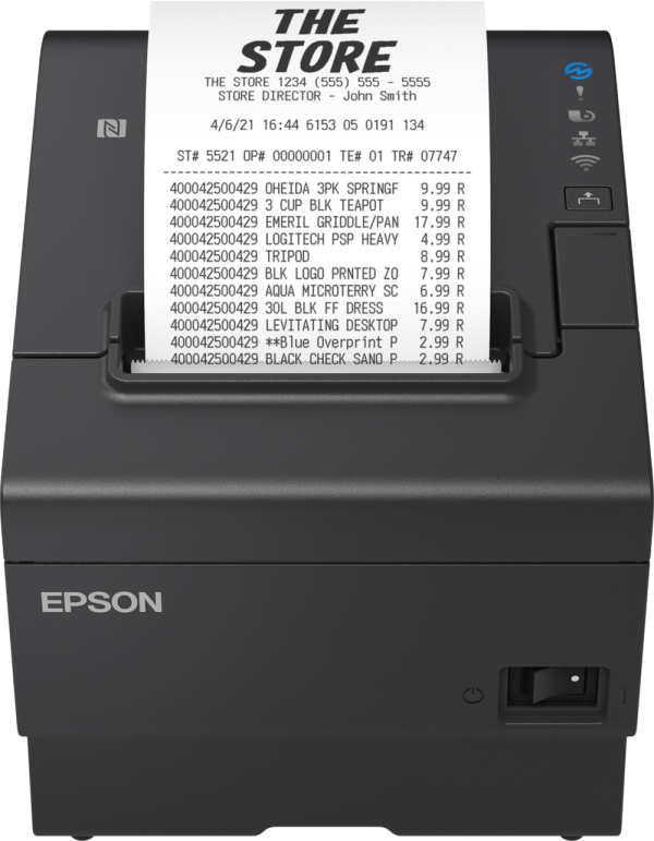 Epson TM-T88VII imprimante tickets de caisse avec Ethernet et wifi C31CJ57112 831916 - 1