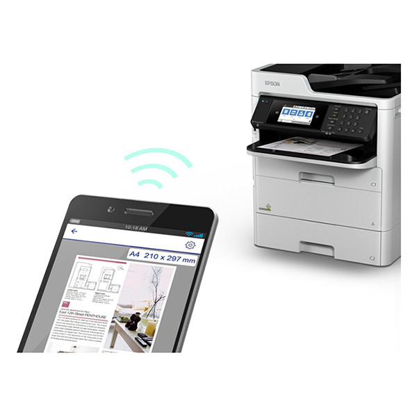 Epson Workforce Pro WF-C579RDWF imprimante à jet d'encre multifonction A4 avec wifi (4 en 1) C11CG77401AA 831769 - 3