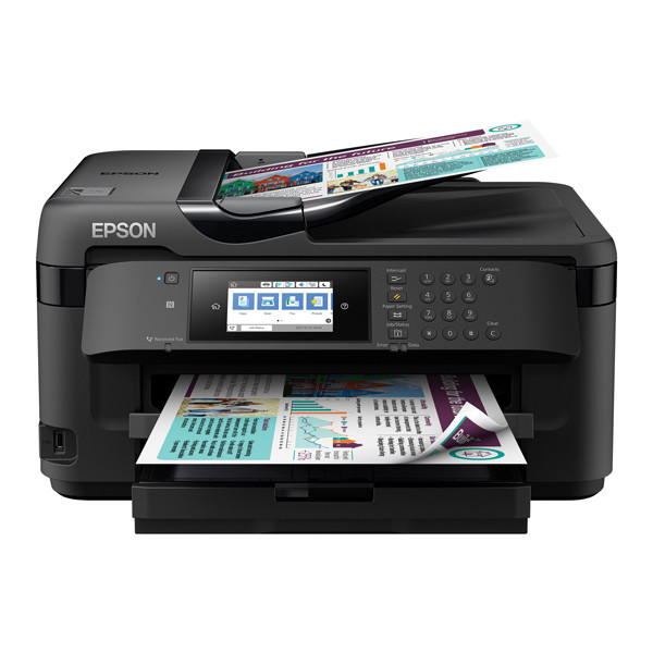 Epson Workforce WF-7710DWF imprimante à jet d'encre multifonction A3+ couleur avec wifi (4 en 1) C11CG36413 831630 - 1