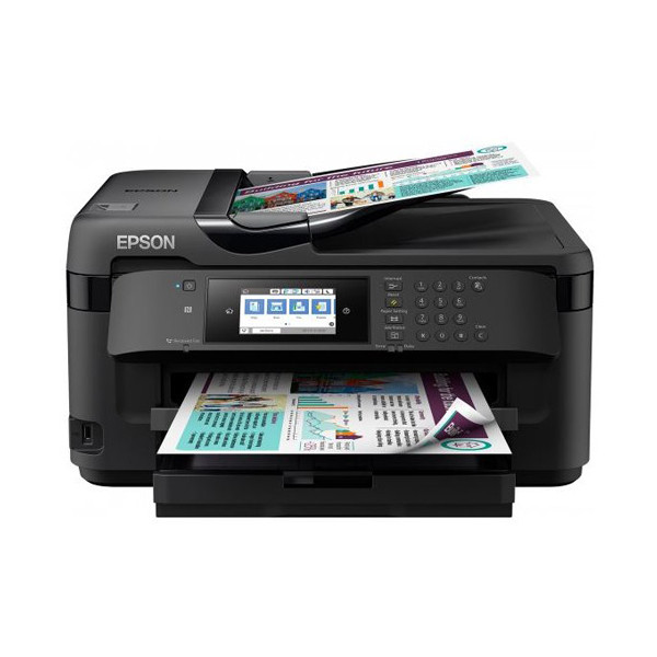 Epson Workforce WF-7715DWF imprimante à jet d'encre multifonction A3+ couleur avec wifi (4 en 1) C11CG36414 831562 - 1